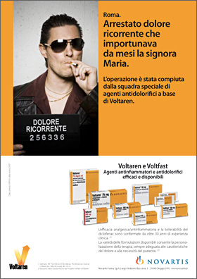 Novartis - Voltaren and Voltfast portfolio physician advertising