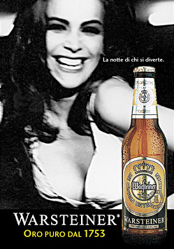 Warsteiner: print advertising