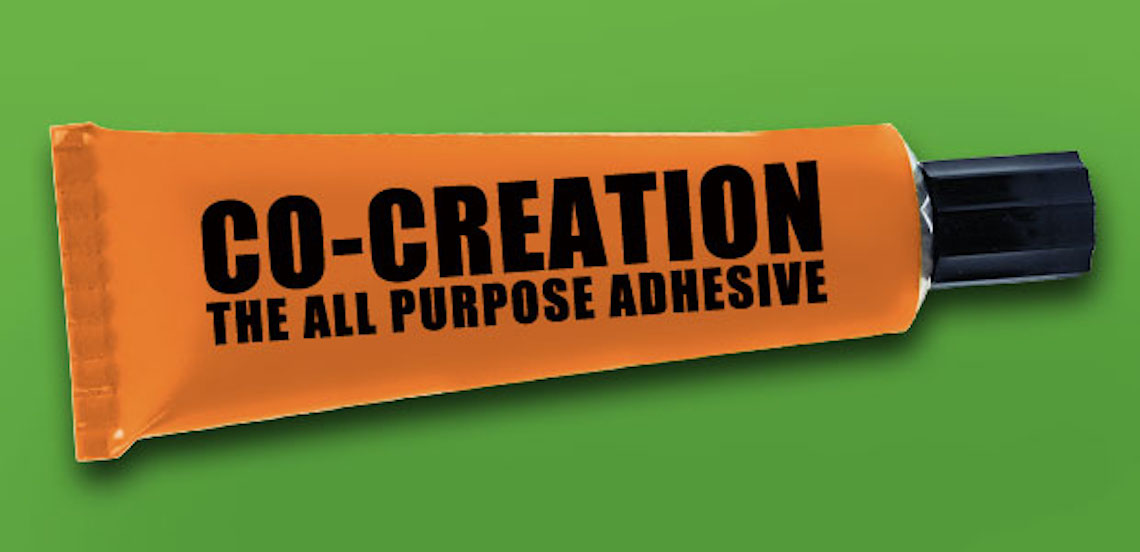 Adhesive co-creativity